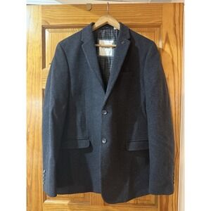 Ben Sherman Grey 2 Pocket Wool Blend Coat Size XXL